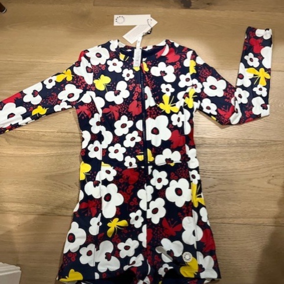 Medium Biliblond Alex Flowers Long Sleeve Swimwear Brand New with Tags - Picture 7 of 9